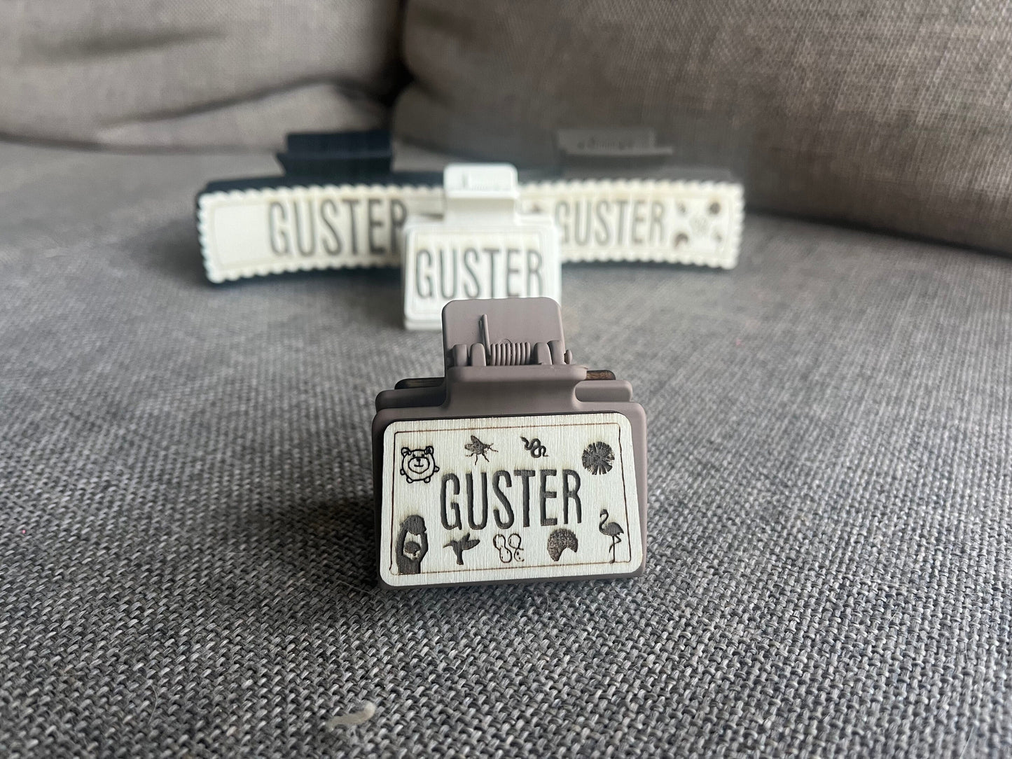 Guster Band Hair Claw Clip With Album Icons Logos Large Small